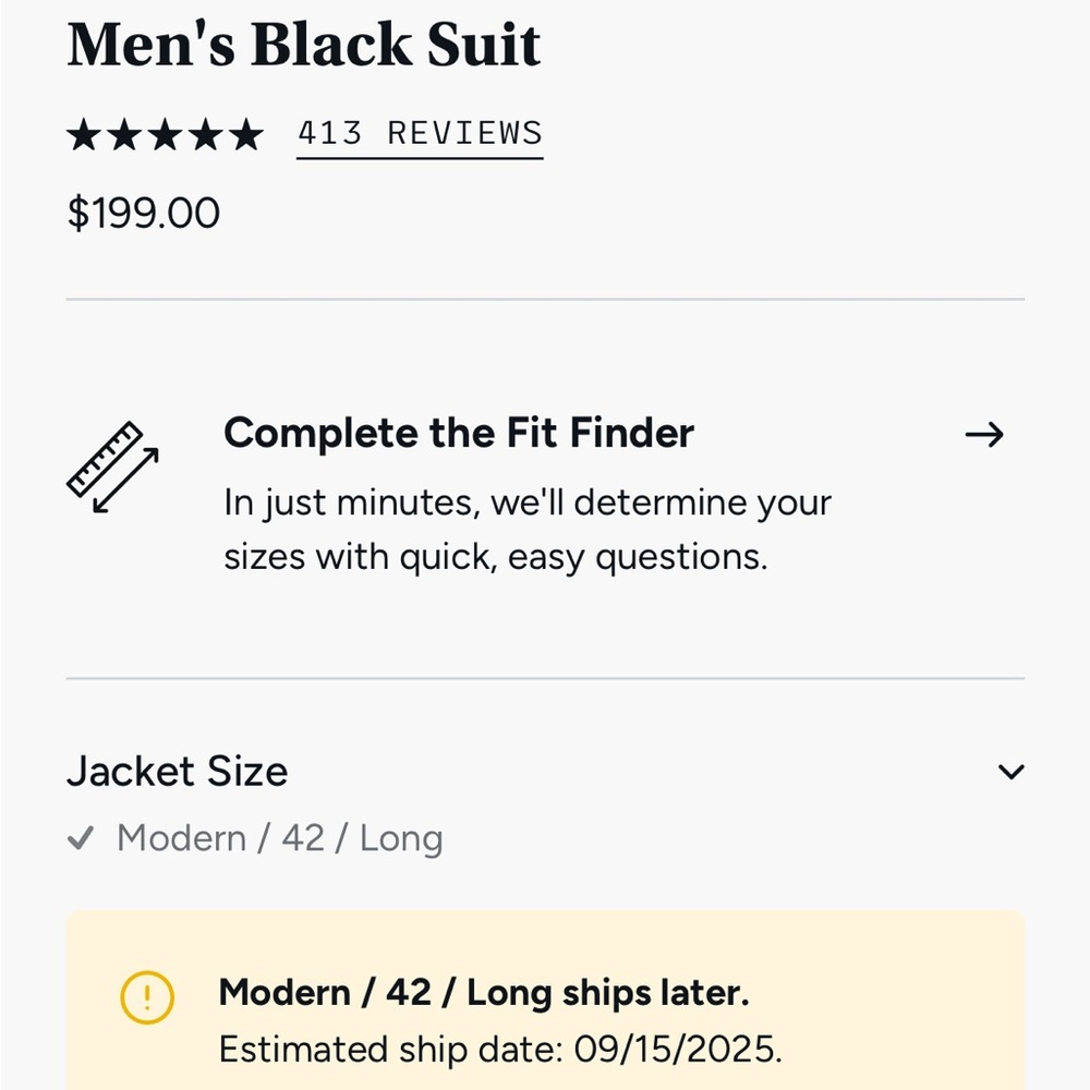 Suit Shop Black Jacket - image 2